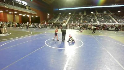 46 lbs Rr Rnd 2 - Oakley Wagner, Wyoming Underground vs Jayde Red Tomahawk, Heights Wrestling Club MT