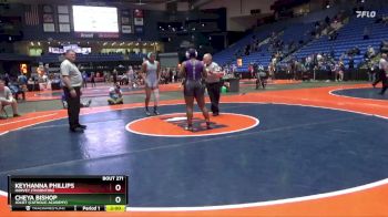 170 lbs Cons. Round 2 - Cheya Bishop, Joliet (Catholic Academy) vs Keyhanna Phillips, Harvey (Thornton)