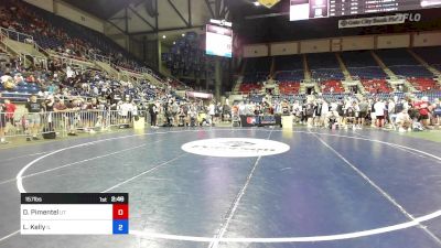 157 lbs Cons 64 #1 - Dawsen Pimentel, UT vs Liam Kelly, IL