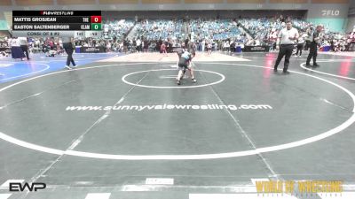 49 lbs Consi Of 8 #2 - Mattis Grosjean, The Best Wrestler vs Easton Saltenberger, Klamath Prep