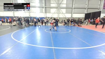 150 lbs Quarters - Odin Pegues, Oak Harbor Wrestling Club vs Tommy Weiss, Ascend Wrestling Academy