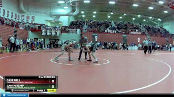 100 lbs Champ. Round 2 - Case Bell, Contenders Wrestling Club vs Gavyn Kemp, Contender Wrestling Academy