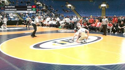 138 lbs Finals (8 Team) - Liam Noonan, Mahomet (M.-Seymour) vs Eli Britton, Chatham (Glenwood)