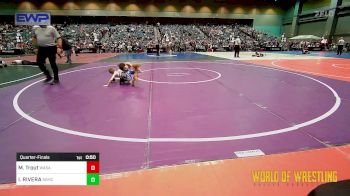 52 lbs Quarterfinal - Magnus Trout, Wasatch Wrestling Club vs IVAN RIVERA, Salem Elite Mat Club