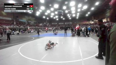 43 lbs Rr Rnd 5 - Giovanni Verderaime, High Elevation vs Colton Kazee, Pueblo County WC
