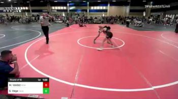 116 lbs Round Of 16 - Matthew Valdez, Iron Eagles WC vs Sergio Vega, Tucson Cyclones