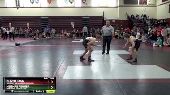 J-18 lbs Cons. Semi - Heisman Penner, Immortal Athletics WC vs Oliver Mann, Waverly Area Wrestling Club