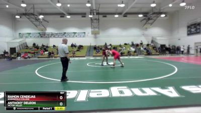 197 lbs Semifinal - Ramon Cendejas, Bakersfield College vs Anthony Deleon, Victor Valley