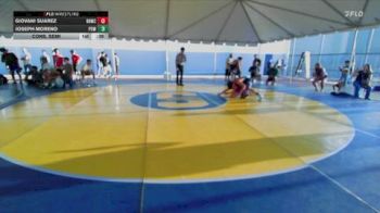 132 lbs Cons. Semi - Giovani Suarez, Rough House Wrestling Club vs Joseph Moreno, Poway