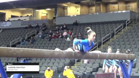 Isabelle Hamilton - Beam, Michgan Elite - 2022 Elevate the Stage Toledo presented by Promedica