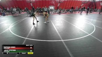 138 lbs Cons. Round 2 - Jayce Stetzer, Wisconsin vs Nathan Hines, Wisconsin