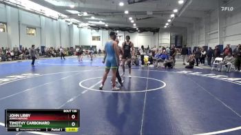 184 lbs Champ. Round 2 - John Libby, Johns Hopkins vs Timothy Carbonaro, Scranton