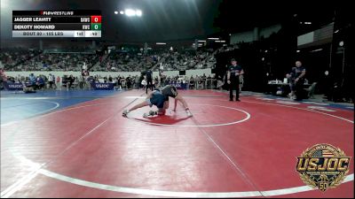 105 lbs Consi Of 8 #2 - Jagger Leavitt, Broken Arrow Wrestling Club vs Dekoty Howard, Keystone Wrestling Club