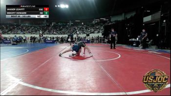 105 lbs Consi Of 8 #2 - Jagger Leavitt, Broken Arrow Wrestling Club vs Dekoty Howard, Keystone Wrestling Club