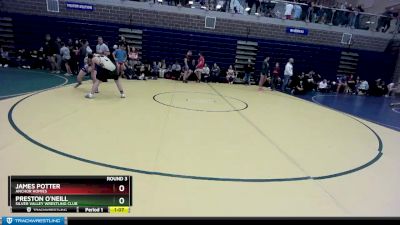 140/150 Round 3 - James Potter, Anchor Homies vs Preston O`Neill, Silver Valley Wrestling Club