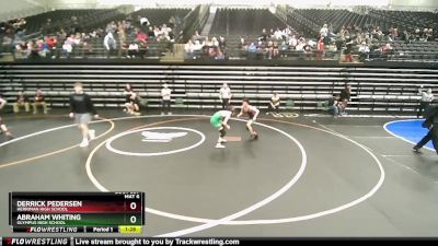 116 lbs Cons. Round 4 - Derrick Pedersen, Herriman High School vs Abraham Whiting, Olympus High School