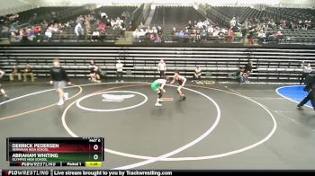 116 lbs Cons. Round 4 - Derrick Pedersen, Herriman High School vs Abraham Whiting, Olympus High School