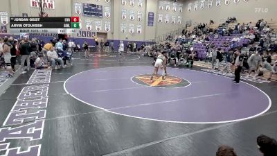 190 lbs 7th Place Match - Jordan Geist, Livingston Academy vs Arvin Otoukesh, Green Hills