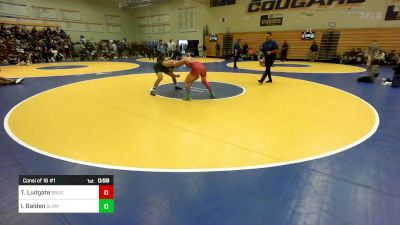 147 lbs Consi Of 16 #1 - Tanner Ludgate, Brush (CO) vs Isaac Balden, SLAM Academy (NV)