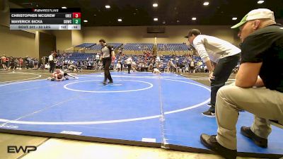 50 lbs 3rd Place - Christopher Mcgrew, Greenwood Wrestling Academy vs Maverick Sicka, Southern Illinois Bulldog Wrestling Club
