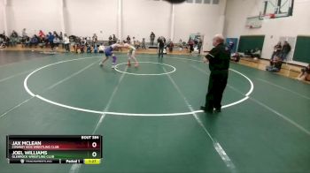 160 lbs 1st Place Match - Jax McLean, Cowboy Kids Wrestling Club vs Joel Williams, Glenrock Wrestling Club