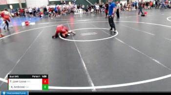 113-120 lbs Cons. Round 2 - Kaison Ambrose, Fairbury vs Francisco Juan Lucas, Madison