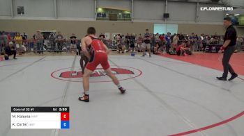 70 kg Consi Of 32 #1 - Matthew Kolonia, Buffalo Valley RTC vs Kenan Carter, Virginia Beach Regional Training Center