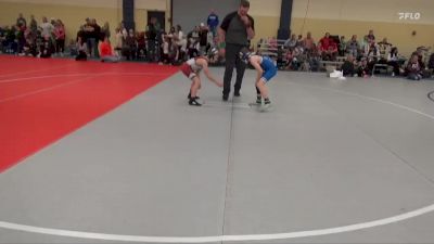 90 lbs Round 3 - Rhett Reuter, Evansville Wrestling Club vs Hogan Flemming, Rocori