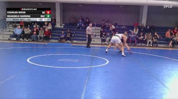 184 lbs Cons. Round 4 - Charles Witas, Briar Cliff (Iowa) vs Deangelo Sardina, Rochester Community & Tech. College