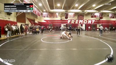 165 lbs Cons. Round 3 - Rowan Joseph, St Francis vs Asher Supple, Menlo-Atherton