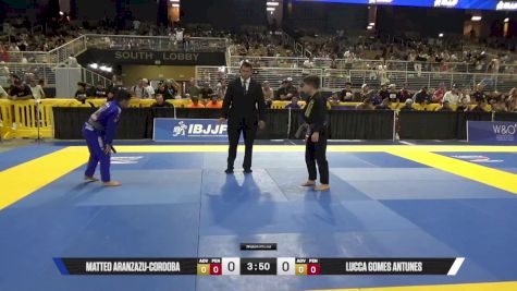 Lucca Gomes Antunes vs Matteo Aranzazu-Cordoba 2025 Pan Kids Jiu-Jitsu IBJJF Championship