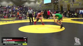 112 lbs Champ. Round 2 - Niko Birakos, Oakdale vs Marcus Sommier, Sonoma Valley Youth Wrestling