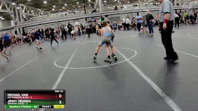 80 lbs Placement (4 Team) - Jimmy Messina, Dragons United vs Michael Vasi, Mat Warriors Black