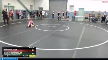 60 lbs Round 2 - Brooke Bailey, CHUGACH EAGLES WRESTLING CLUB vs Lanikai Ostermiller, PIONEER GRAPPLING ACADEMY