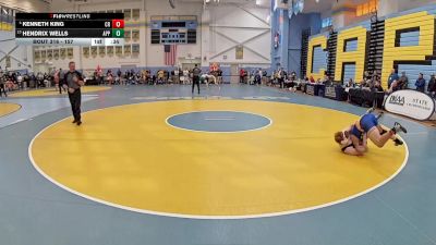 157 lbs Cons. Round 3 - Kenneth King, Caesar Rodney H S vs Hendrix Wells, Appoquinimink