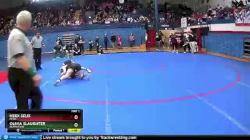 120 lbs Champ. Round 1 - Heidi Selis, Penn vs Olivia Slaughter, Northview