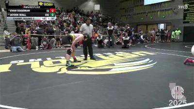 250 lbs Champ. Round 2 - Jaydin Wall, Ukiah Wrestling Club vs Evan Eggeman, USA Gold