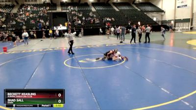 80 lbs 3rd Place Match - Shad Sall, Hawk vs Beckett Keasling, Aurora Wrestling Club