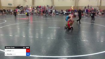 144 lbs Quarterfinal - Jaiden Oliver, Eagle Empire vs Jayden Bowles, Tampa Bay Tigers Wrestling