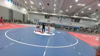 105 lbs Cons. Round 1 - Carson Kenney, Tongue River Wrestling Club vs Jonathan Hine, Powell Wrestling Club