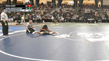 155 lbs 3rd Place Match - Naima Harvey-Bowen, Atholton vs Maiah Sweet, Winters Mill