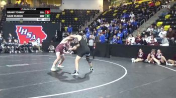 175 lbs Finals (1st & 3rd) - Grant Touney, Dowling Catholic vs Gabe Rubino, Waukee Northwest