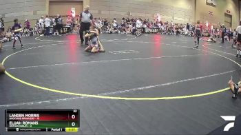 49 lbs Quarterfinals (8 Team) - Landen Morris, Backyard Brawlers vs Elijah Romans, Untouchables