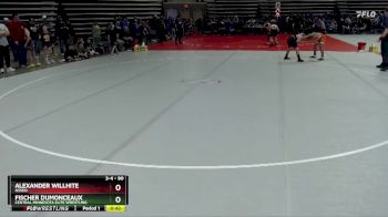 90 lbs Cons. Round 2 - Fischer Dumonceaux, Central Minnesota Elite Wrestling vs Alexander Willhite, Osseo