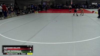 90 lbs Cons. Round 2 - Fischer Dumonceaux, Central Minnesota Elite Wrestling vs Alexander Willhite, Osseo