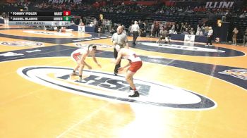 3A 150 lbs 5th Place Match - Daniel Blanke, Barrington vs Tommy Fidler, Chicago (Marist)
