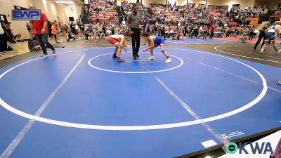 92-98 lbs Semifinal - Gabe Terriquez, Raw Wrestling Club vs Rylan Jenkins, Fort Gibson Youth Wrestling