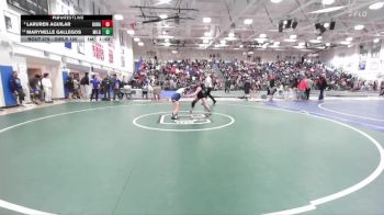 Girls 120 lbs Quarterfinal - Marynelle Gallegos, Milpitas&nbsp;Girls vs Laruren Aguilar, Burlingame&nbsp;Girls
