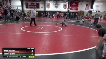 Cons. Semi - Uriah Quinn, Keokuk Kids Wrestling Club vs Keen Peters, Champions Wrestling Club