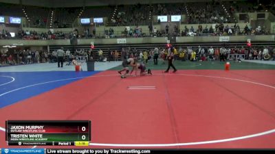 155 lbs Quarterfinal - Jaxon Murphy, Outlaw Wrestling Club vs Tristen White, Moen Wrestling Academy